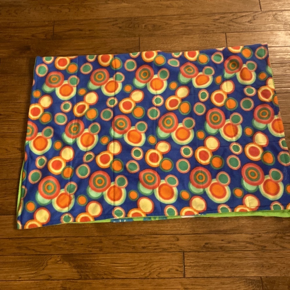 56”39” reversible made with love fleece blanket